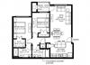 East Range Crossings_2 Bedroom Floor Plan